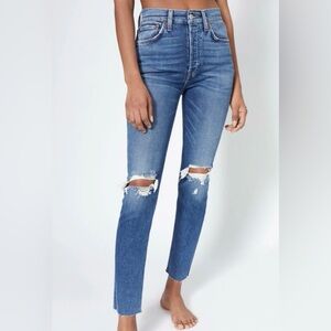 Re/Done High Rise Blue Jeans